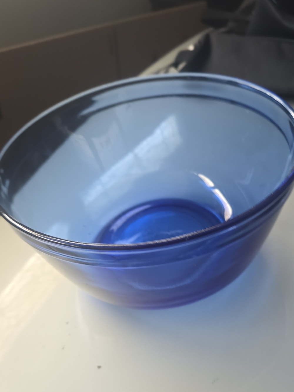 Anchor Hocking Blue Glass Mixing Bowl - Cobalt Accent 4.0 Qt.